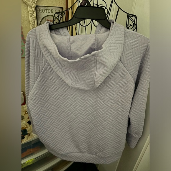 Nine West active purple pullover w/hood..size 1X..(NWT) - Picture 9 of 11